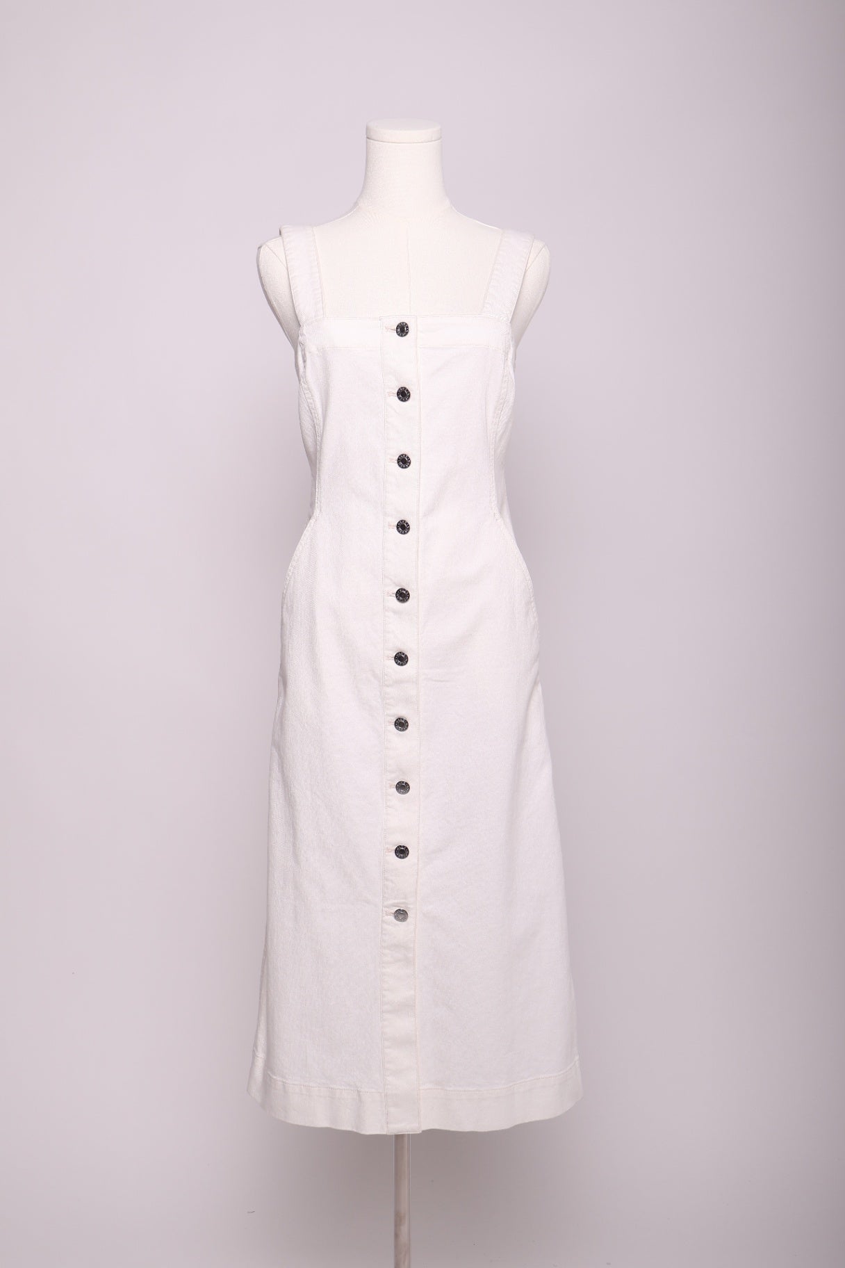 Robe en denim avec boutons et poches