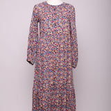 Robe longue fluide fleurie
