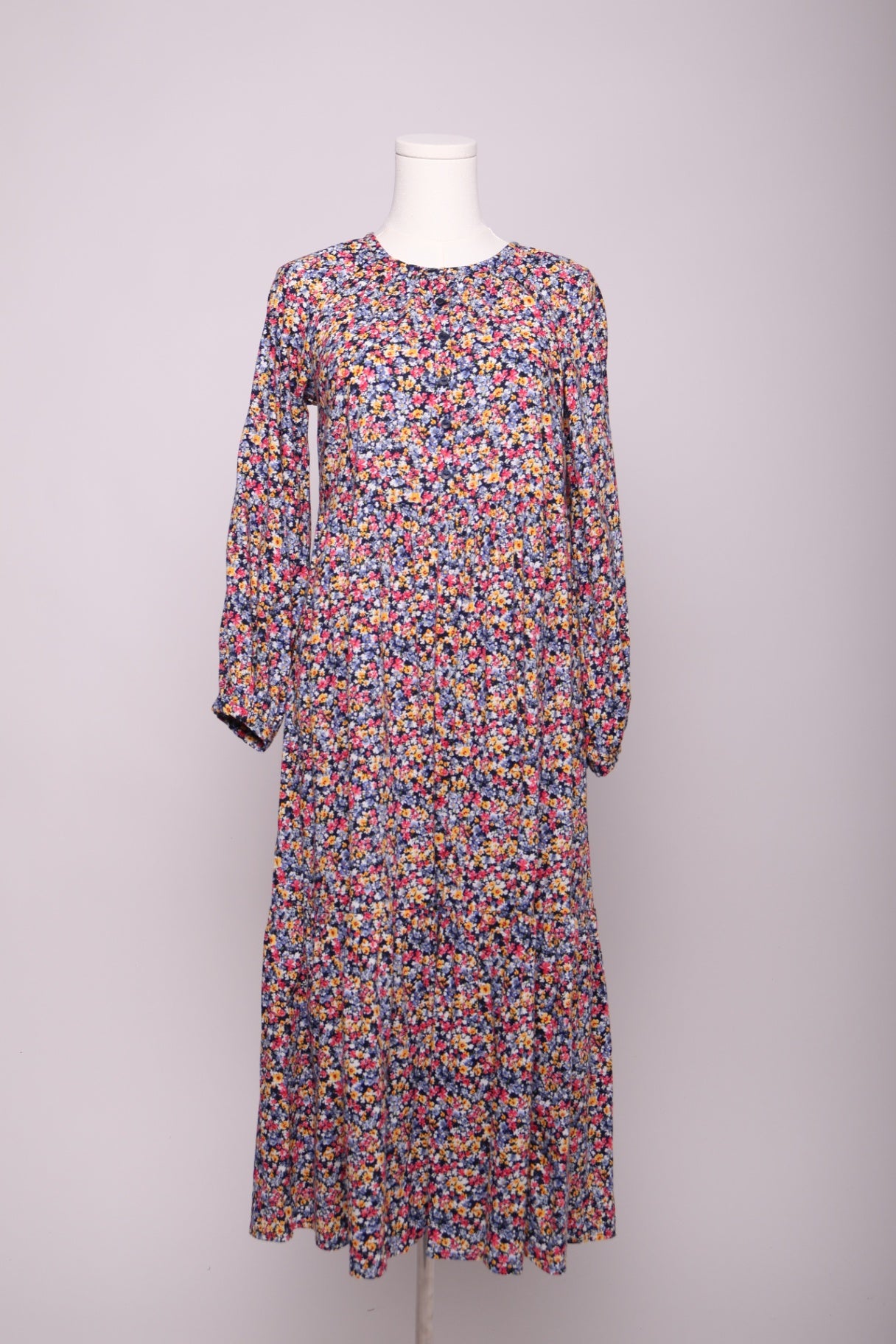 Robe longue fluide fleurie