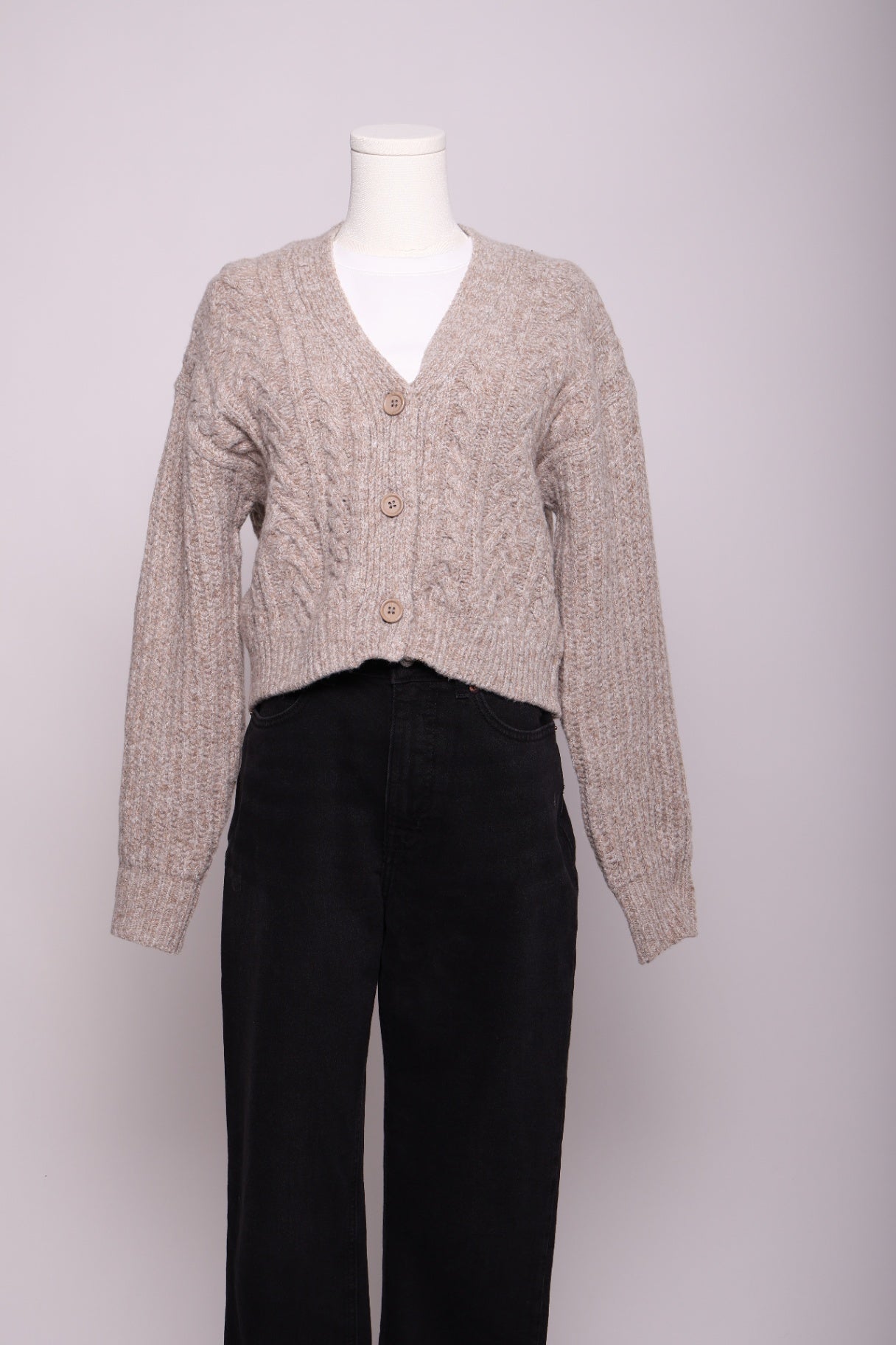 Cardigan torsadé
