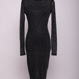 Robe midi pétillante