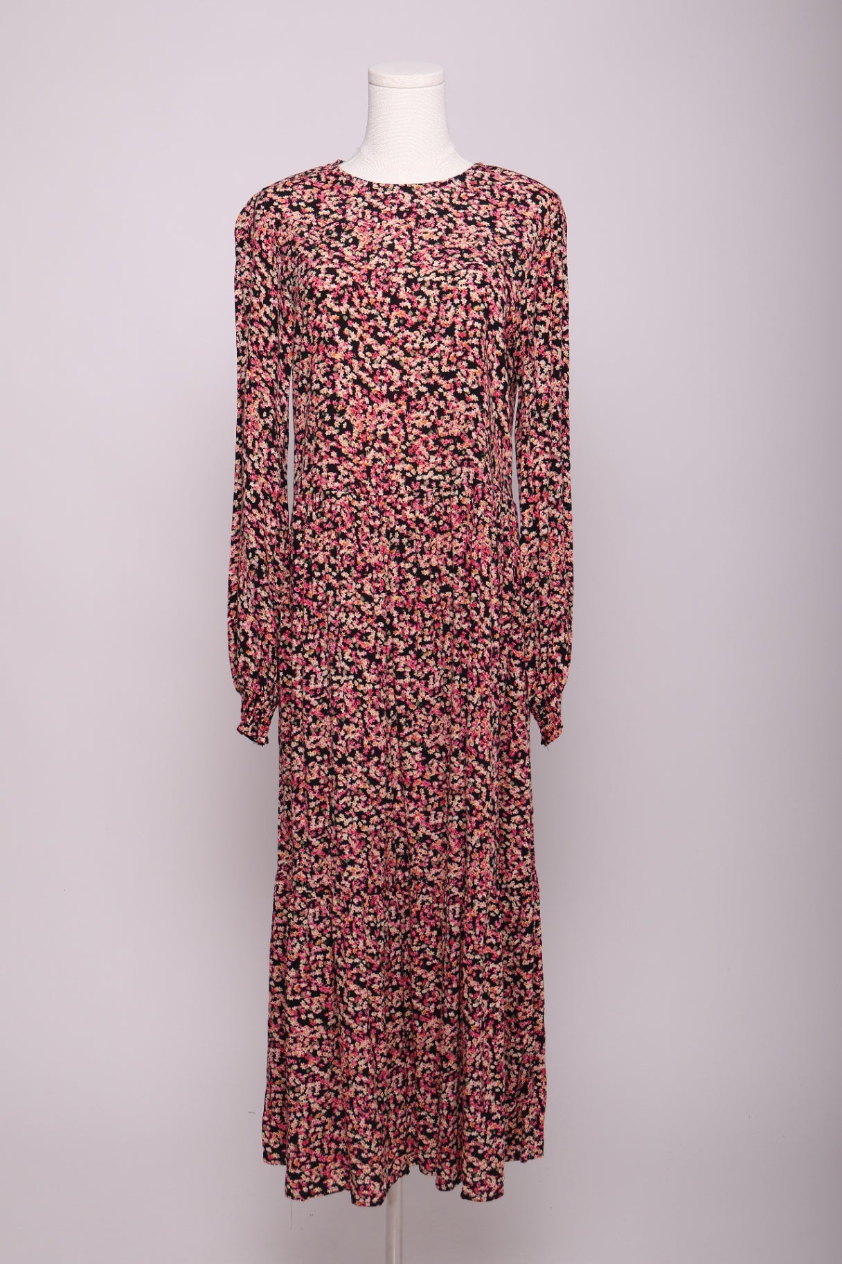 Robe longue fluide avec manches longues