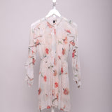 Robe courte fleurie