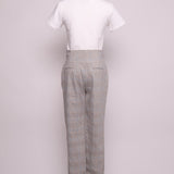 Pantalon ajusté et fermeture éclair latérale gauche