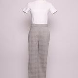 Pantalon ajusté et fermeture éclair latérale gauche
