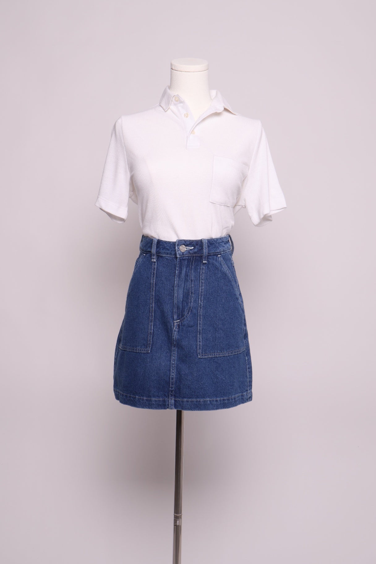 Jupe en denim avec poches