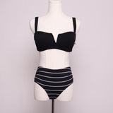 Haut bikini côtelé