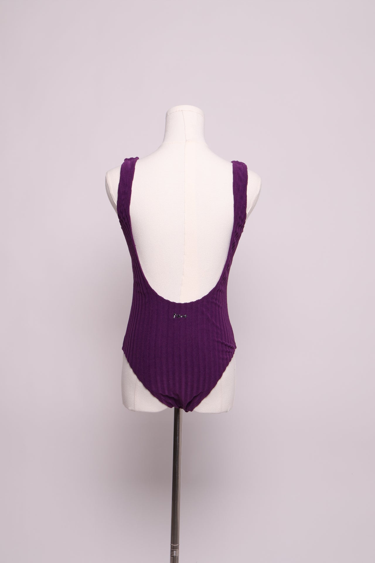 Maillot de bain une pièce côtelé