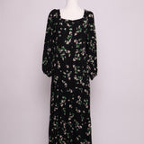 Robe longue à imprimé floral