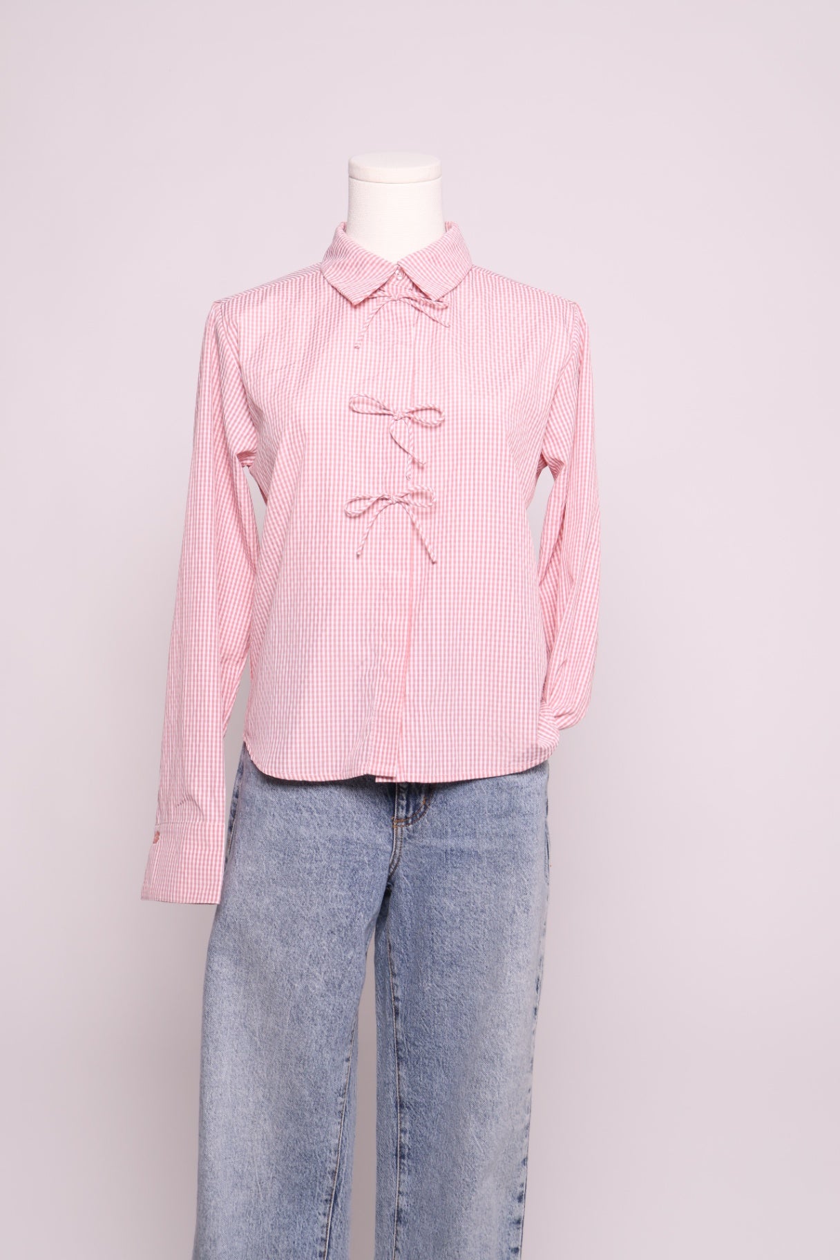 Chemise carottée à trois boucles