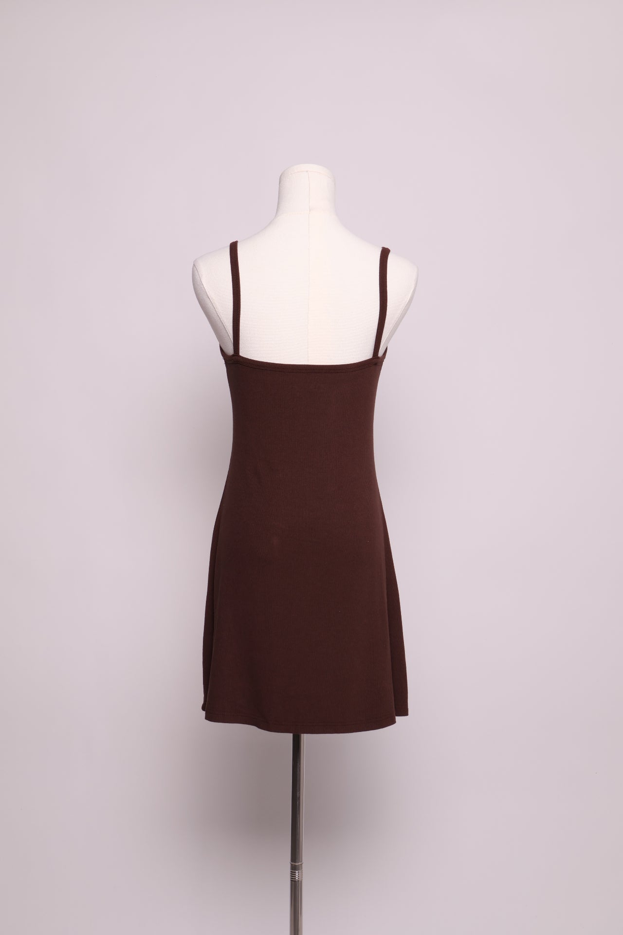 Robe courte côtelée
