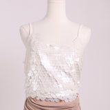 Camisole à sequins ronds