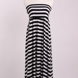 Robe rayée sans manches