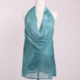 Robe mini col baveux dos ouvert