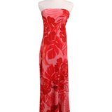 Robe longue sans manches à imprimé floral tropical