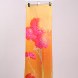 Jupe maxi satin imprimé floral