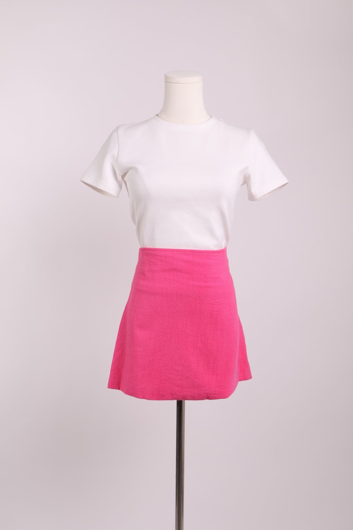 Jupe mini avec fermeture latérale