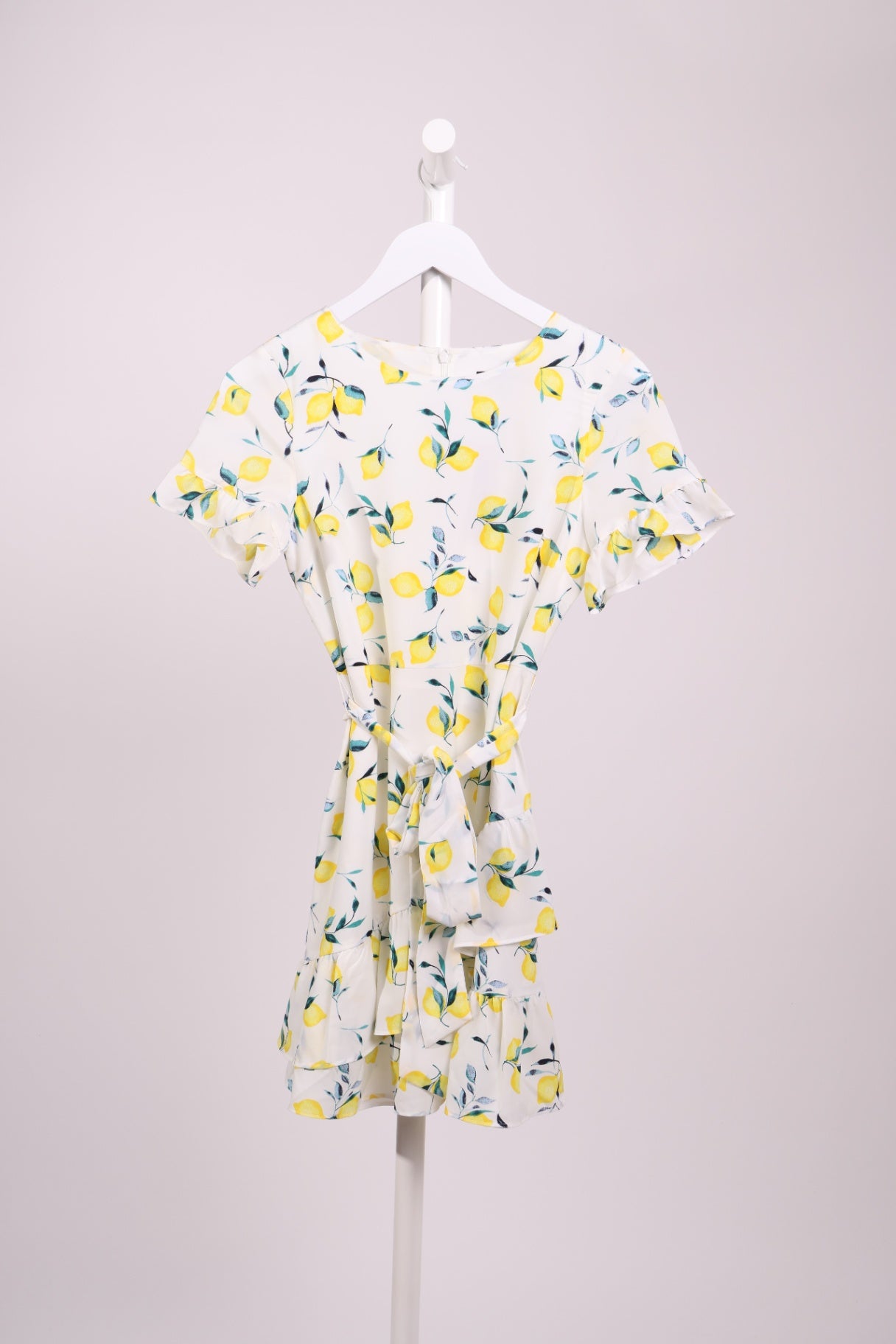 Robe imprimé citrons et ceinture