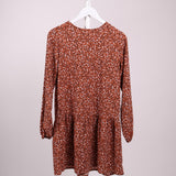 Robe à imprimé fleuri animalier