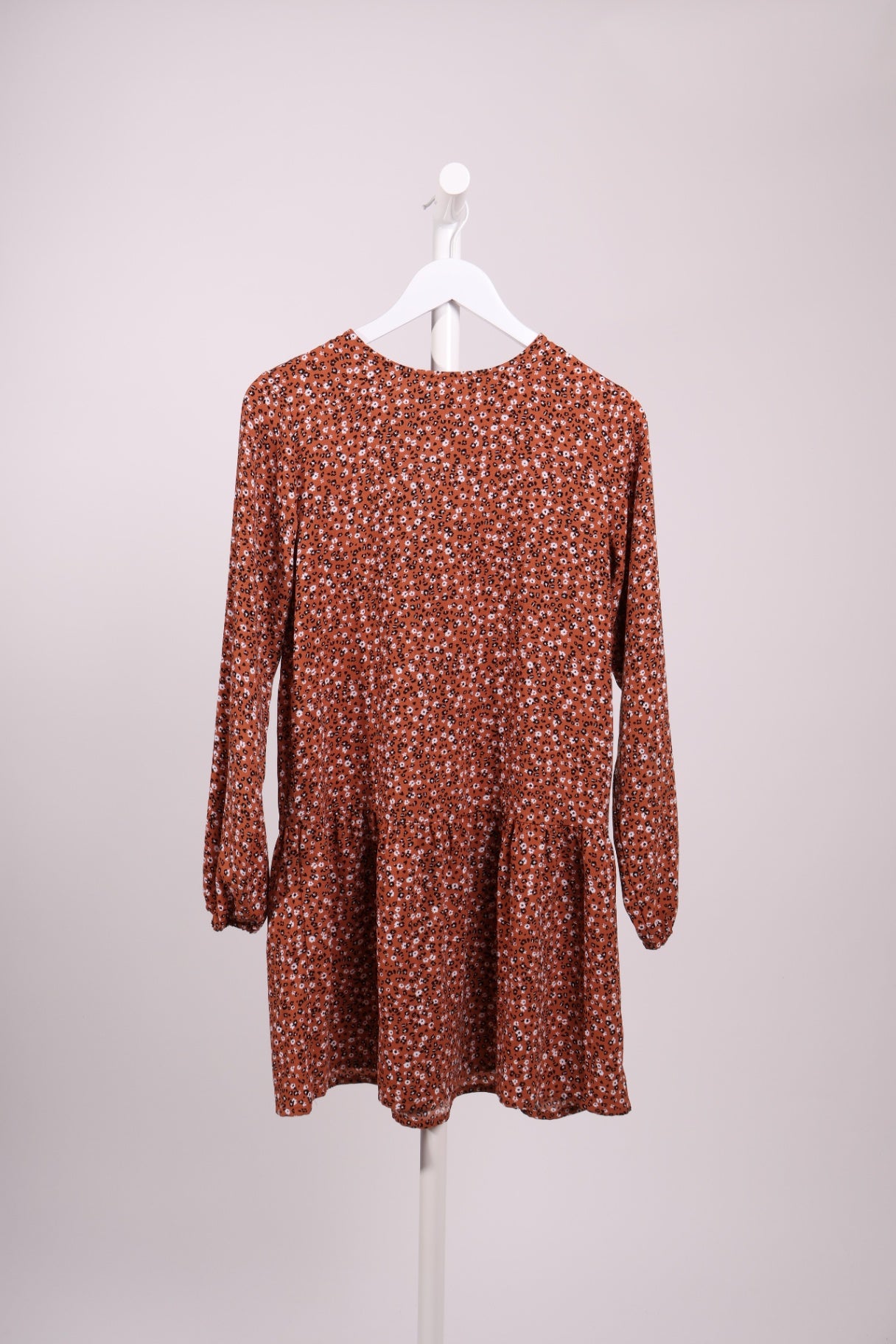 Robe à imprimé fleuri animalier