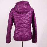 Manteau doudoune zippé à capuche