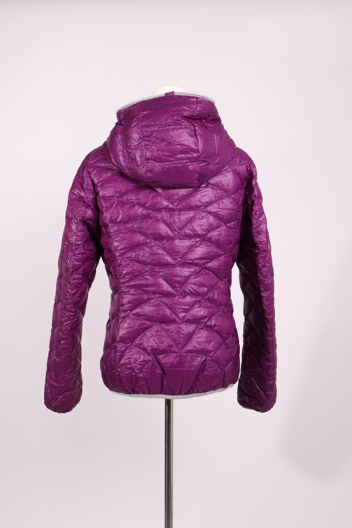 Manteau doudoune zippé à capuche