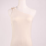 Robe maxi moulante à une épaule