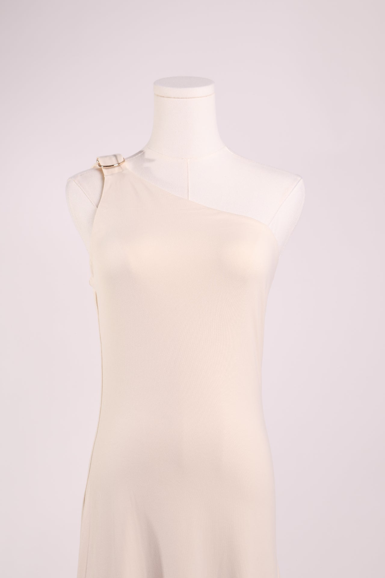 Robe maxi moulante à une épaule