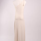 Robe maxi moulante à une épaule