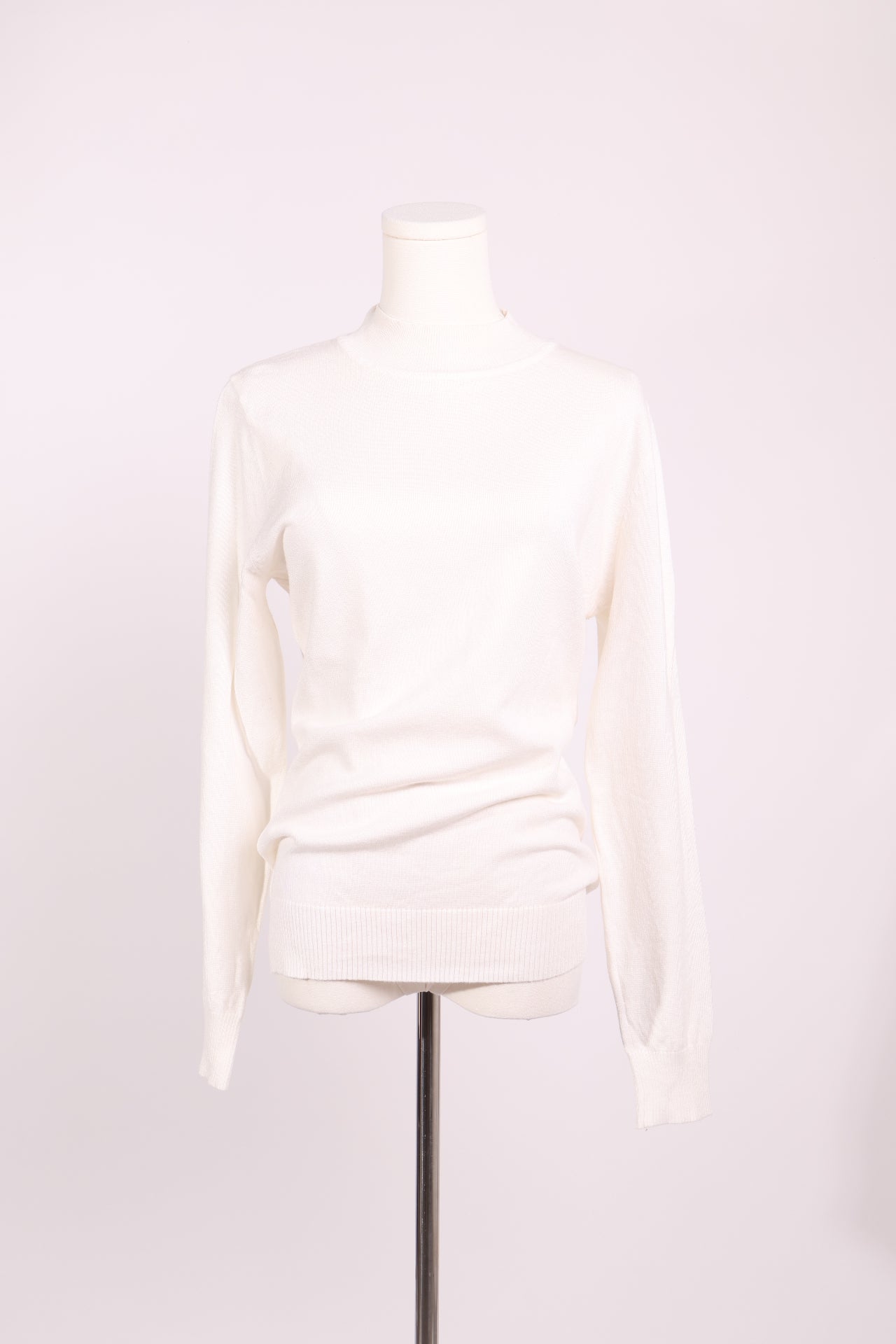 Chandail tricot col montant