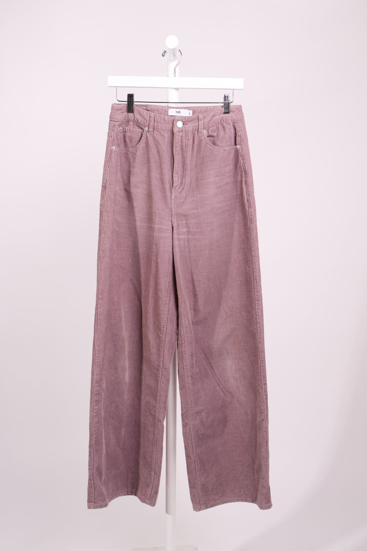 Pantalon en velours côtelé jambe large