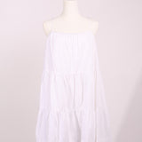 Robe étagée à bretelles