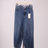 Jean taille haute denim Ballon/ Barrel