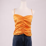 Camisole satiné drapée