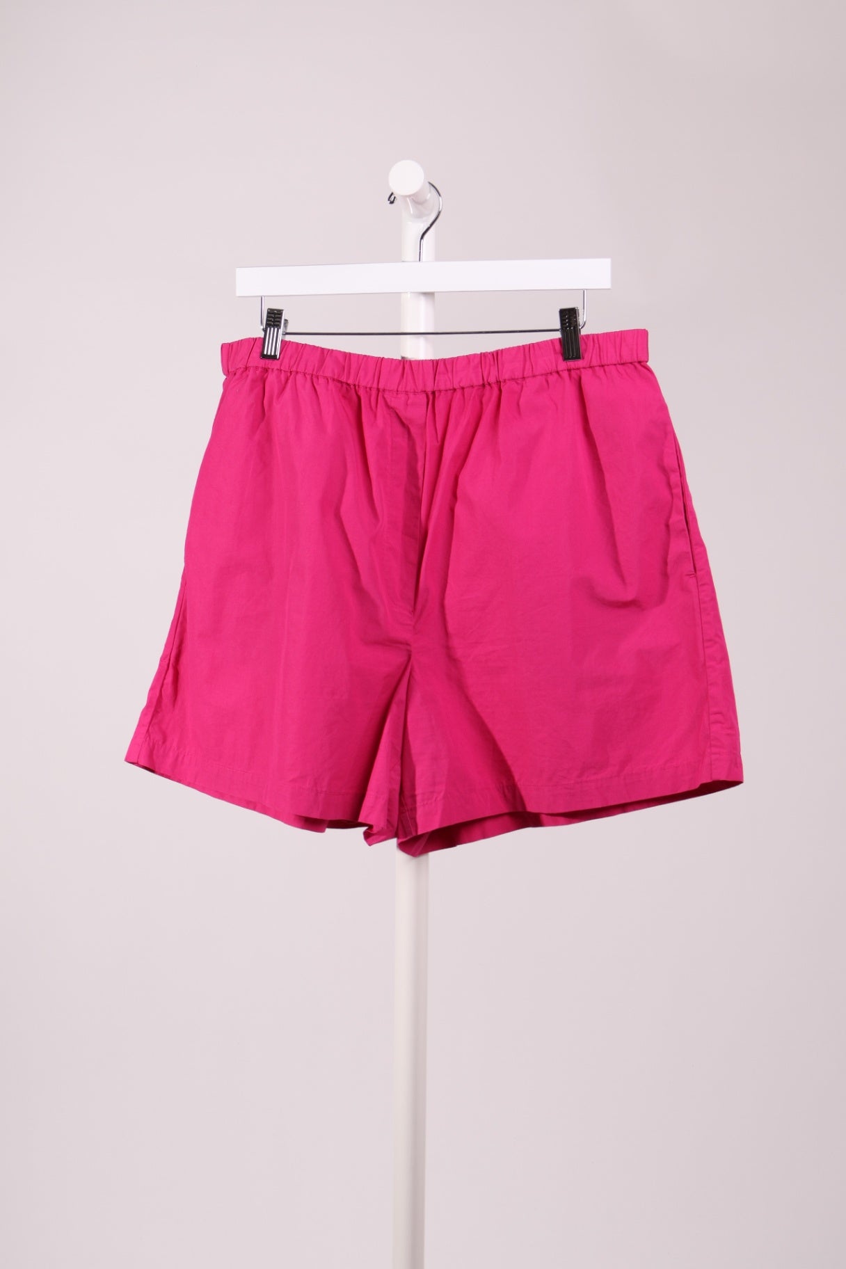Short en popeline de coton à taille élastique Wilfred