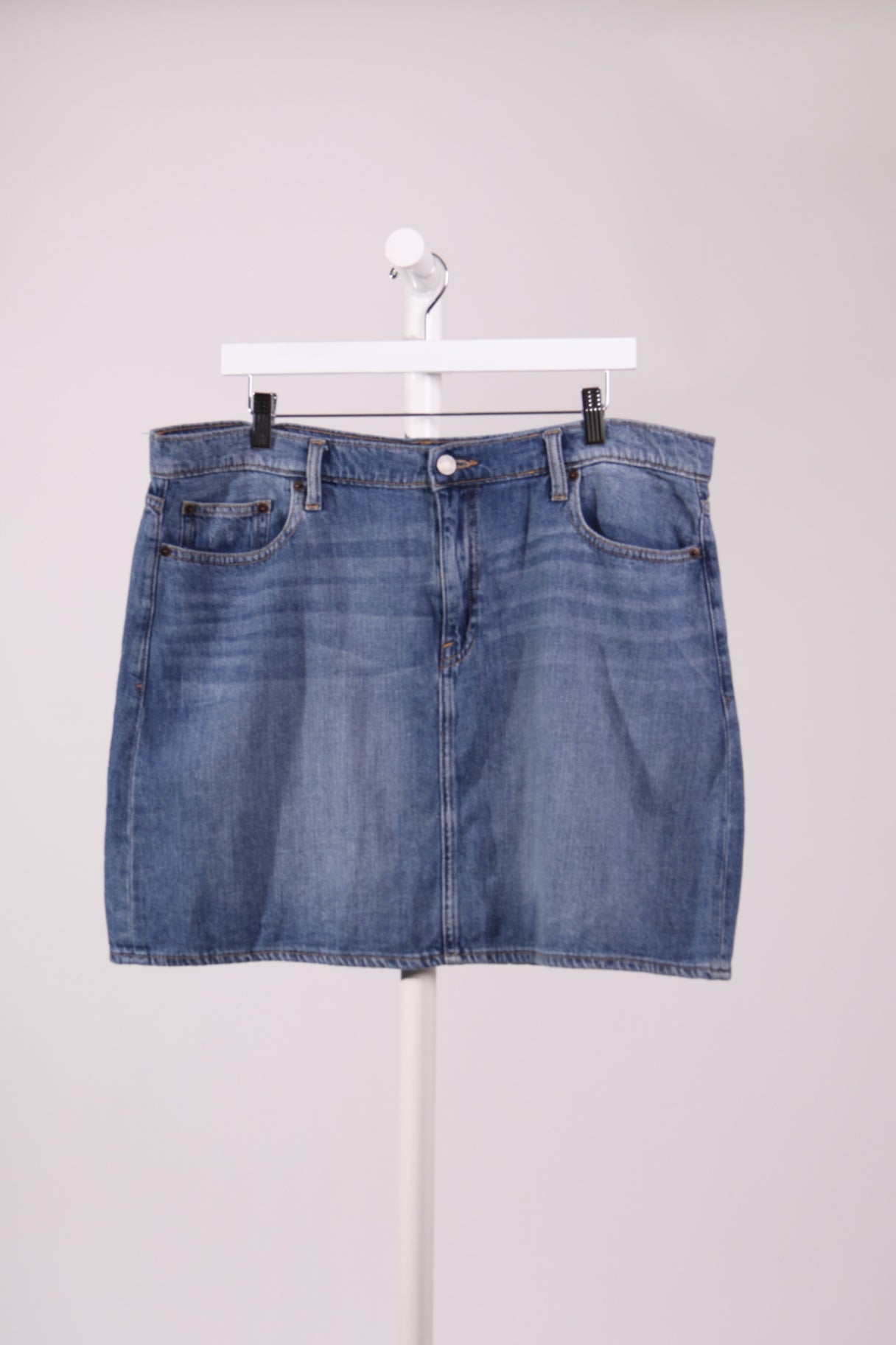 Jupe en denim coupe régulière