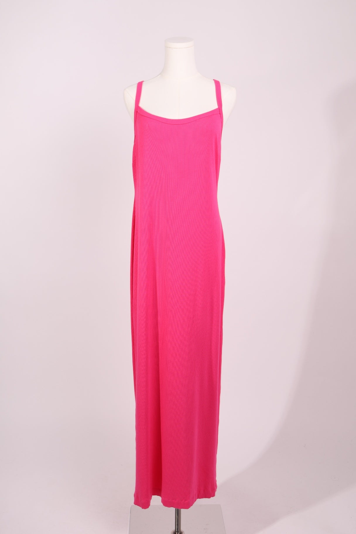 Robe maxi côtelée