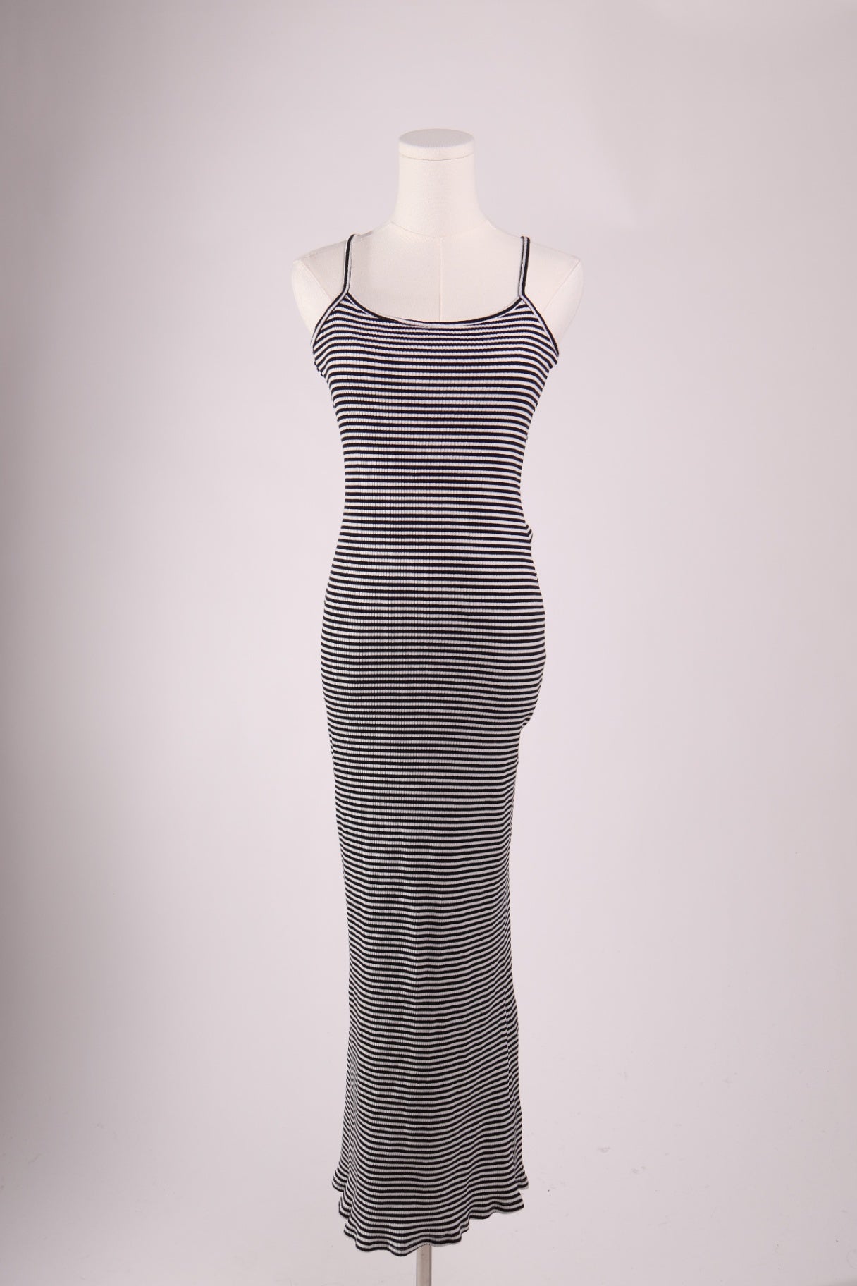 Robe maxi moulante lignée