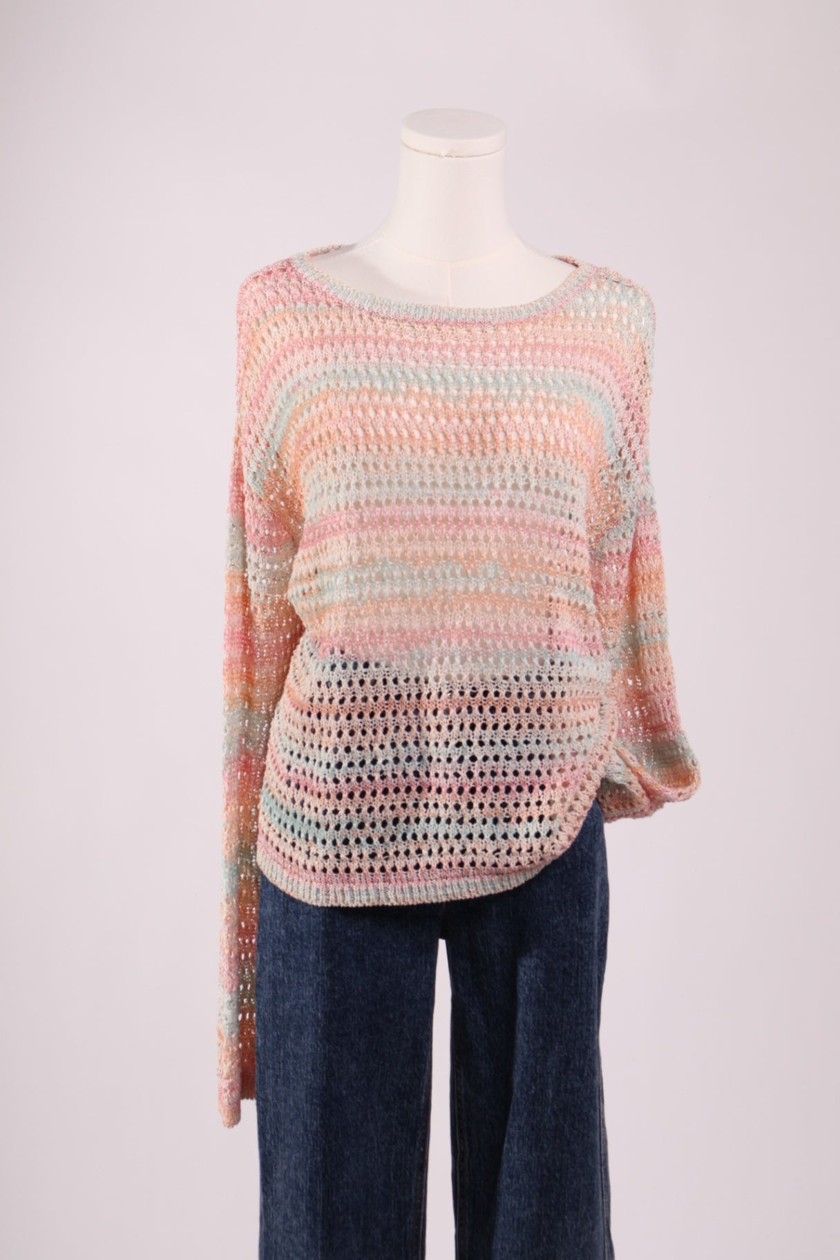 Chandail ajouré en tricot 