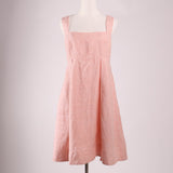Robe en lin à bretelles larges