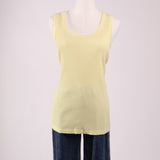Camisole longue côtelée