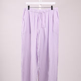 Pantalon fluide en gaze de coton