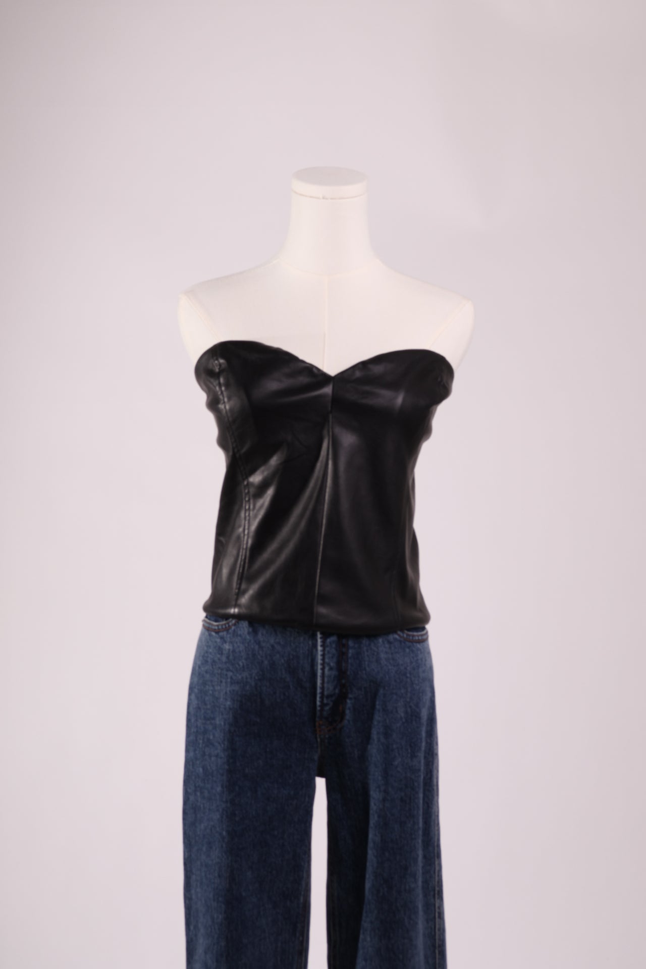 Bustier en cuirette