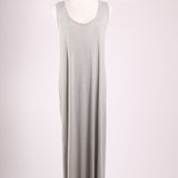 Robe maxi côtelée