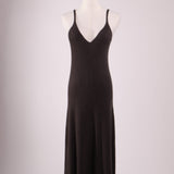 Robe côtelée à bretelles