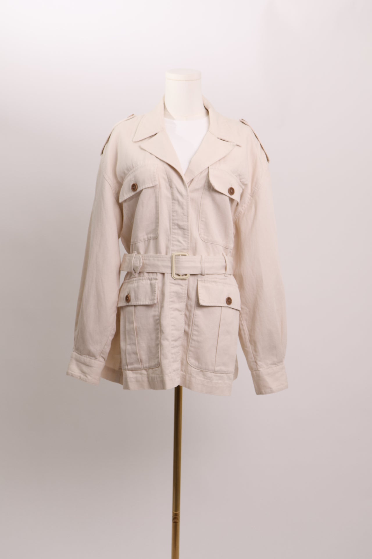 Veste trench ceinturée