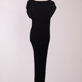 Robe maxi en tissu plissé Babaton