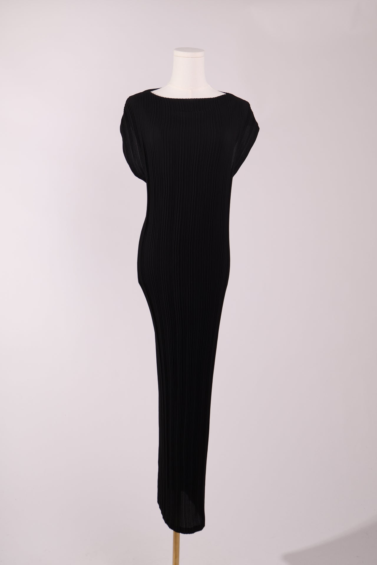 Robe maxi en tissu plissé Babaton