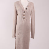 Robe en tricot manches longues