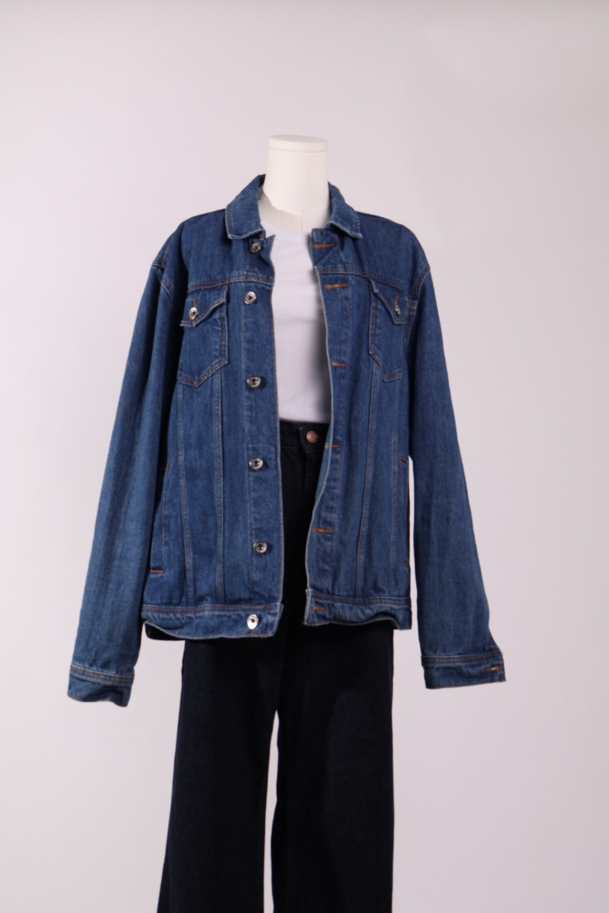 Veston basique en denim